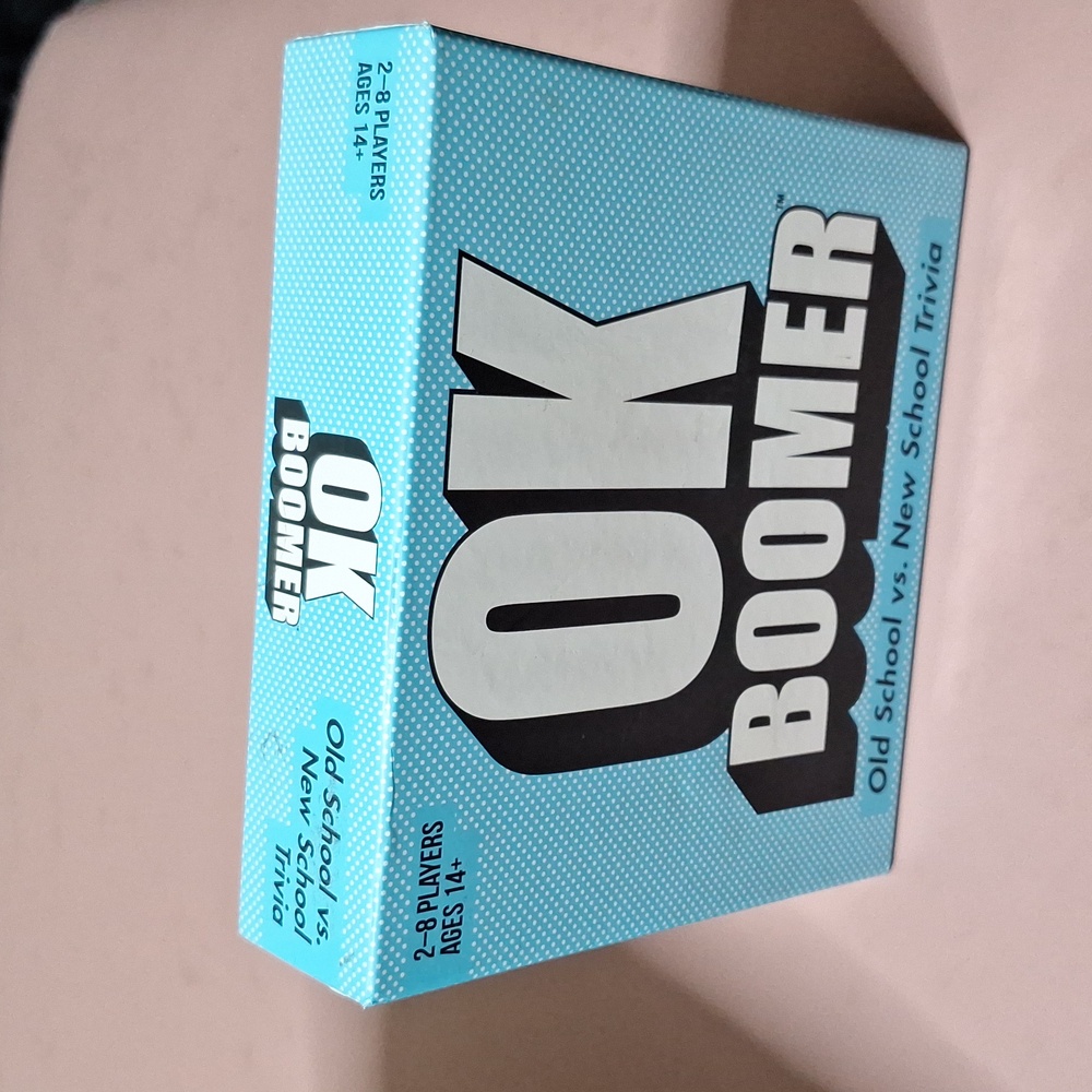 Goliath Games OK Boomer Trivia Card Game, 2-8 Players, Ages 14+